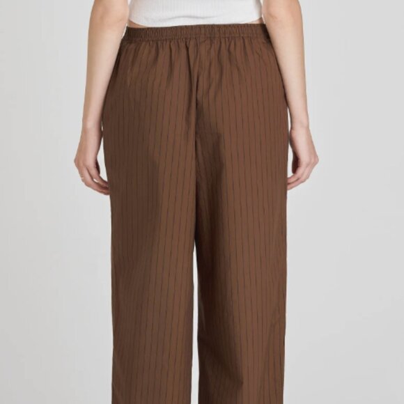 Billie Stripe Pull-On Cotton Pants - Picture 2 of 4
